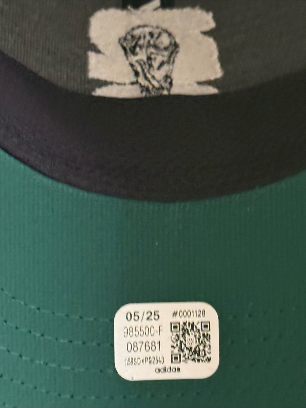 adidas Green FIFA Logo Baseball Cap - Picture 6 of 8